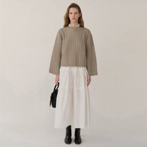 FW24 Theresa Skirt White