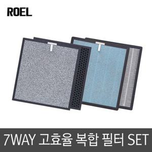 로엘 7WAY 공기청정기 헤파 13등급 전용필터고효율 복합필터