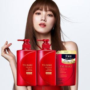 프리미엄 모이스트 & 리페어 샴푸 490ml 2개 + 리필 컨디셔너 330ml