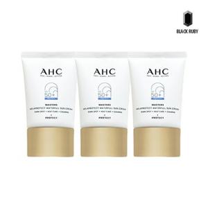 AHC 마스터즈 멜라 프로텍트 워터풀 선크림 40ml x3 /박세리 선크림/미백/주름개선