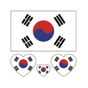 대한민국 태극기 타투 스티커 한국 국기타투 축구 월드컵 올림픽 응원