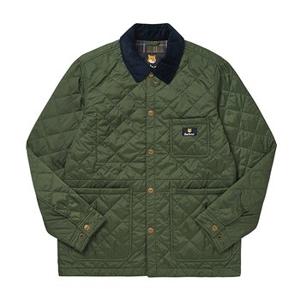 BARBOUR MQU1735 MQU GN73 바버x메종키츠네 폭스헤드 케닝 퀼팅 남성 자켓