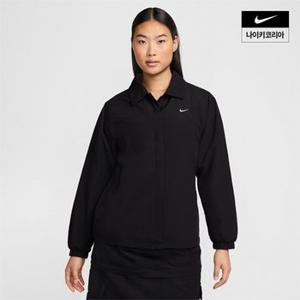 우먼스 나이키 스포츠웨어 에센셜 오버사이즈 UV 우븐 코치 재킷 NIKE FV7561-010