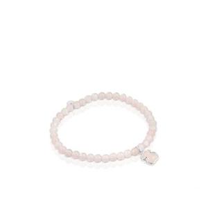 실버 앤 쿼츠 토스 아이콘 컬러 브레이슬릿 / TOUS Icon Color bracelet / 팔찌 / 212531540