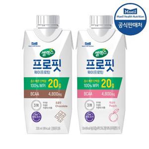 셀렉스 프로핏 웨이프로틴 드링크 초콜릿+복숭아 330ml 각12팩(총 24팩)