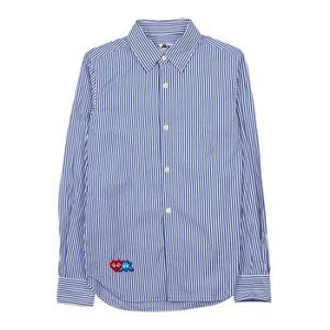 [꼼데가르송] 여성 스트라이프 셔츠 P1B025 BLUE WHITE STRIPES