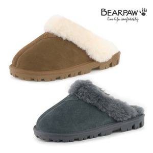 [와이컨셉]  베어파우(BEARPAW) MARY 여성 양털 슬리퍼 2종 (K814ND)