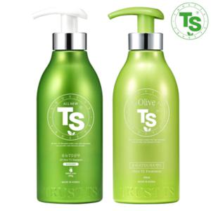 올뉴 TS 샴푸 500g + 올리브 TS 트리트먼트 500ml