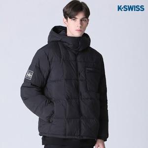 K-SWISS] 알버트 덕다운 버튼 미드 경량 패딩 점퍼