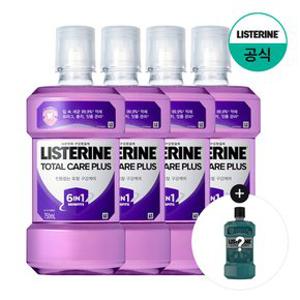 [쿨민트250ml증정][리스테린] 토탈케어 플러스 750ml x4