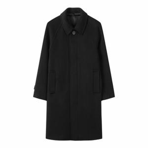 Black Wool Balmacaan Coat_C9CAW24603BKX