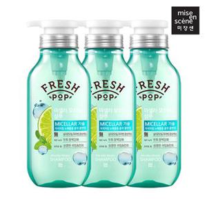 프레시팝 미셀라 모히또 샴푸 500ml 3입