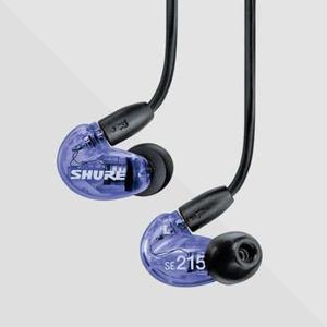 SHURE SE215SPE PURPLE 슈어 인이어 이어폰