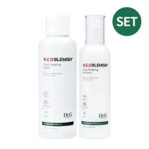 [SET] 닥터지 레드 블레미쉬 클리어 수딩 토너 200ml+에멀젼 120ml