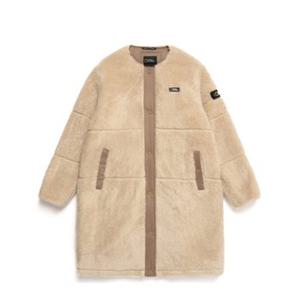 W 웨이젤라 FLEECE 뽀글이 롱기장 집업 N234WFJ130B