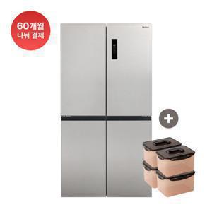 캐리어(주) [김치통 증정] 모드비 4도어 냉장고 김치에디션 MRNF601SPM2 [601L]