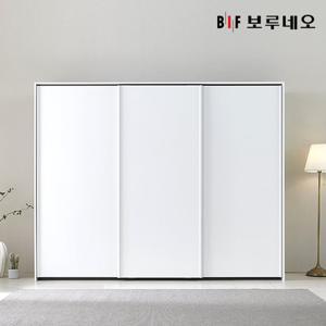 보루네오 쥬피터 E0 슬라이딩 키큰 옷장 3000 행거형 (3도어 W3060)