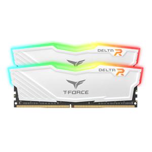 팀그룹 [서린공식] TEAMGROUP T-Force DDR4-3600 CL18 Delta RGB 화이트 패키지 16GB(8Gx2)