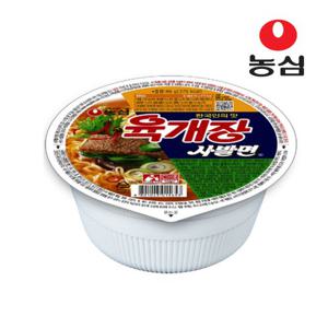 농심 육개장사발면컵 86g 6개