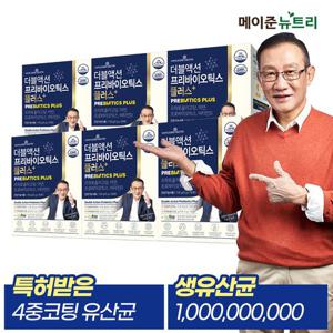 메이준뉴트리 이승남 원장의 더블액션 프리바이오틱스 플러스 유산균 6박스 (6개월분)