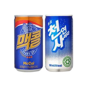 갤러리아_일화 맥콜 350ml*24캔+ 천연사이다 350ml*24캔 (총48캔)