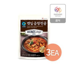 청정원 호밍스 깻잎곱창전골 400g x 3개