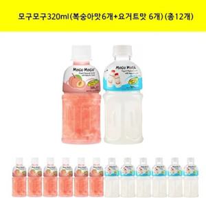 모구모구320ml(복숭아6개+요거트6개)(총12개)