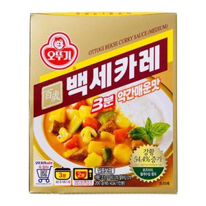 오뚜기 백세카레3분 약간매운맛 200g x 24개