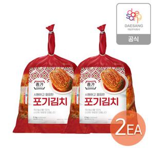 종가 포기김치 10kg (5kg+5kg)