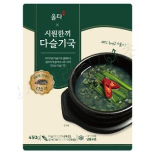 올타 시원한끼 국내산 다슬기국 450g X 8팩