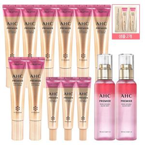 [AHC]AHC 아이크림 시즌 12 프리미어 앰플인 40ml 8개+12ml 3개+샘플2개+로즈미스트2개