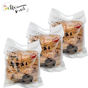 라이스웰 황동판에 구운 찹쌀누룽지1kg x 3봉, 총 3kg