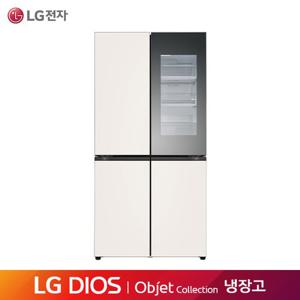 [가전구독/렌탈] LG 디오스 오브제컬렉션 노크온 더블매직스페이스 냉장고 M874GBB551