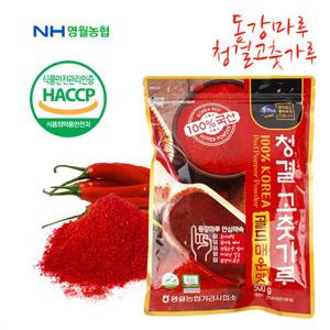 [영월농협] 청결 고춧가루 500g 매운맛 / 24년산