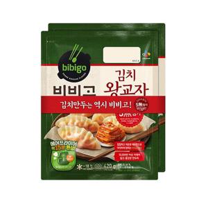 [새벽배송][우리가락]비비고 김치왕교자 420g x 2