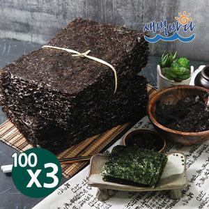 청정 완도 특산물 전장 곱창김 100매 x 3봉