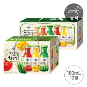 웅진식품 가야농장 병음료 선물세트 180ml 12병