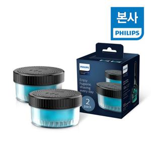 PHILIPS 필립스 면도기 무선 클렌징 팟 카트리지 CC12/51 2개입 세척액