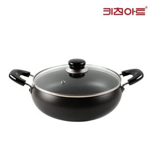 키친아트 쥬노블랙 경질냄비 24cm-전골