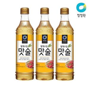 청정원 월계수잎 맛술 830ml 3개