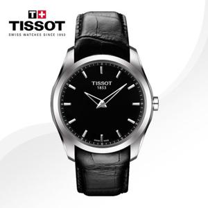 [정품][TISSOT] 티쏘 T035.446.16.051.00 CouturierQuartz 가죽 시계