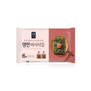 청정원 명란맛바사삭김 3.8g*6(내수) (7+1)