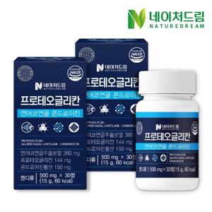 네이처드림 프로테오글리칸 연어코연골 콘드로이친 500mg 30정 2박스