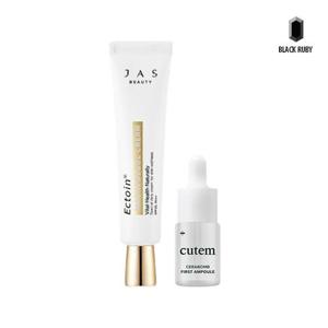 [기타 (뷰티)]쟈스 엑토인 맨얼굴 크림 30ml + 큐템 세라밤 앰플 10ml