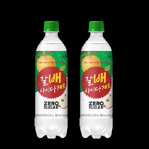 [본사직영][해태음료]갈배 사이다 제로 500ml 24개