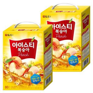 담터 아이스티 복숭아 80T+80T (총 160T)