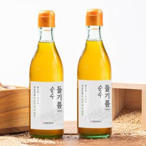 [대한민국농수산] 저온압착 들기름 350ml 2병