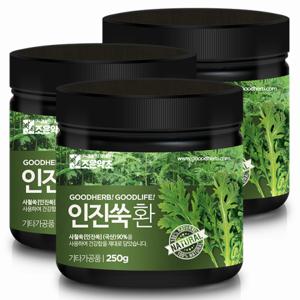 [조은약초] 프리미엄 인진쑥 환 250g x 3통 구성 ( 총 750g )