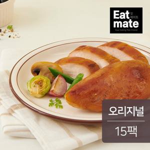 [랭킹닭컴] 잇메이트 훈제 닭가슴살 오리지널100gx15팩(1.5kg)