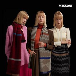 [미쏘니]MISSONI 일마레 울 머플러